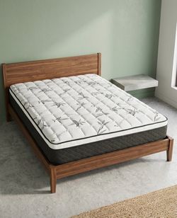 Full size pillow top bamboo brand mattress new