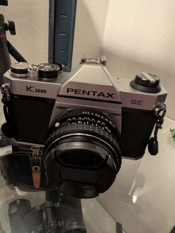 Pentax k 1000 SE + lenses+flash+film+ new seals