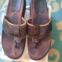 Men's Rockport Leather Flip-flops SIZE 15M