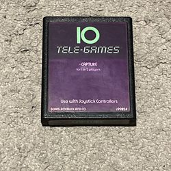 Atari 2600 Game - Capture Sears Tele-Games 10 Authentic Tested