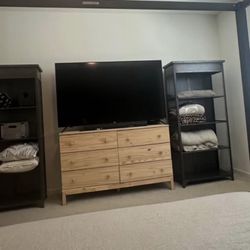 2 World Market Bookshelves 