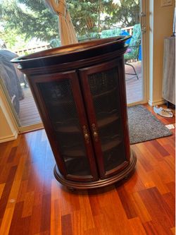 Antique bar/wine storage/serving try