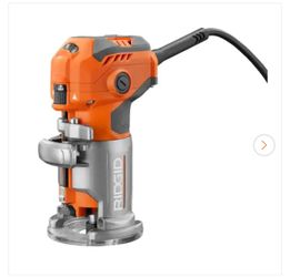 RIDGID 5.5 Amp Compact Fixed-Base Corded Router