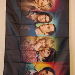 Big Bang theory Banner 3 x 5 ft NEW 
