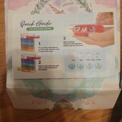 Quick Guide Pill Box & Pill Cutter