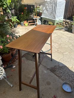 Walnut Finish Standing Desk