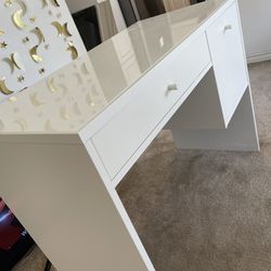 IKEA Syvede Glass Top Desk/ Dressing Table 