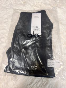 Black Alo Ribbed Shorts 