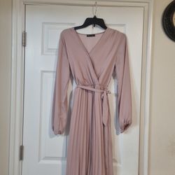 PrettyGarden V Neck Dress Pink