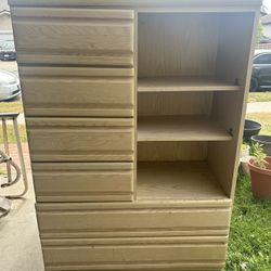 Dresser With Shelves