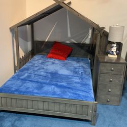Kids Bed With Desk
