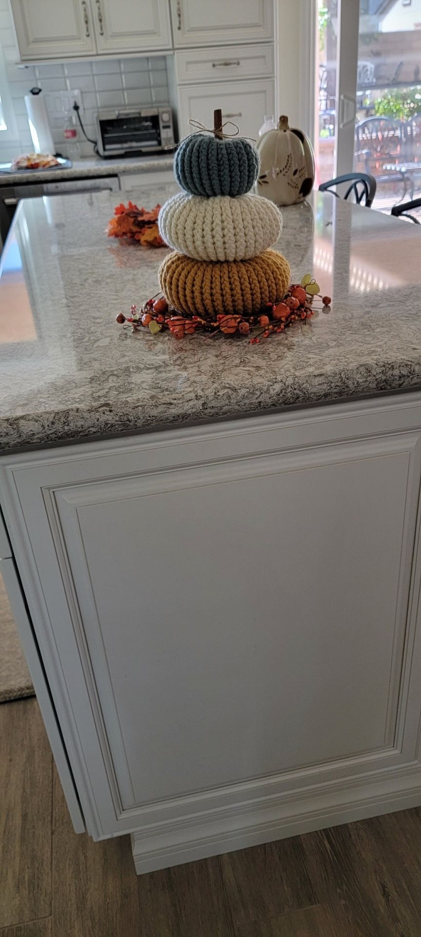 cute handmade 3 set pumpkin stack