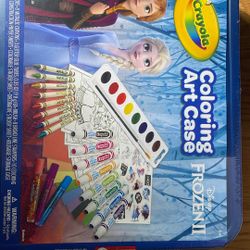 Crayola Create & Color Coloring Art Case Frozen 2, Back School Supplies, Child, 50 Pcs, Coloring Toy
