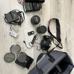 Canon Rebel T3i with Accessories