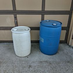 $10 Each Heavy Duty Plastic Barrels 