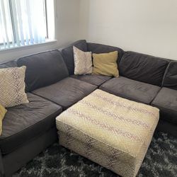 Couch With Ottoman $650 Or OBO. Willing to go down! Need Gone ASAP!!