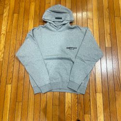 Fear of God Essentials Grey Pullover Hoodie
