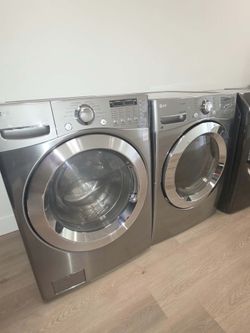 LG washer and gas dryer