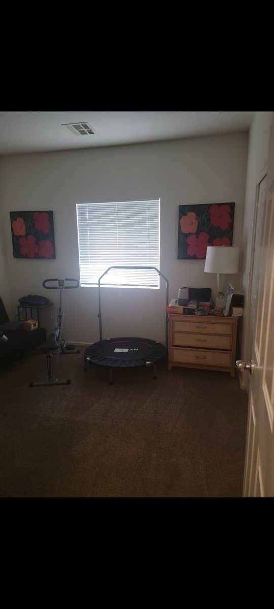 Squat Machine And Trampoline-- Get Them Both