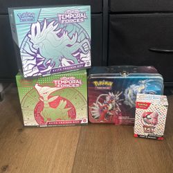 Temporal Forces ETB I 151 Booster Bundle I Collector’s Chest Tin