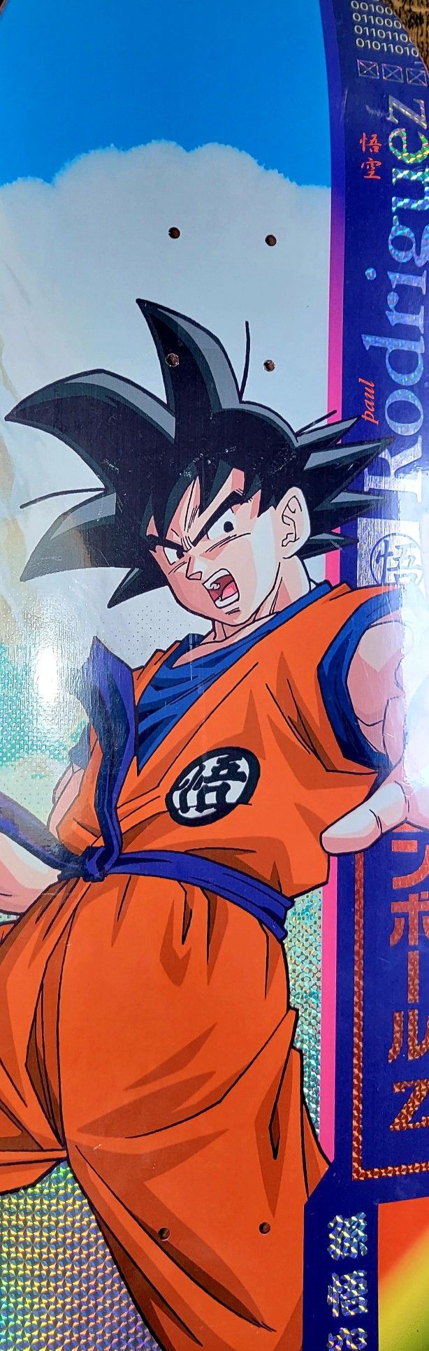 DRAGONBALL Z x PRIMITIVE "GOKU" PAUL RODRIGUEZ SKATEBOARD DECK BRAND NEW in Wrap