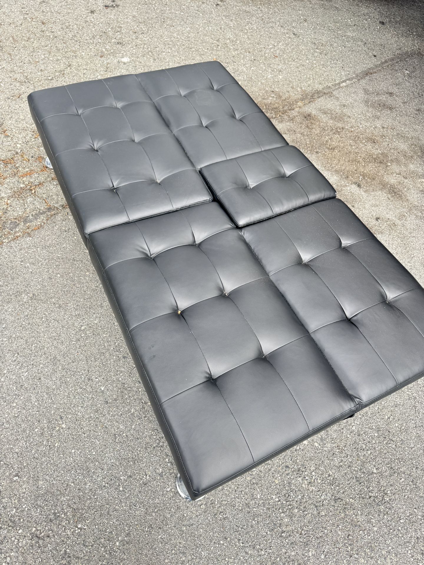 Leather Futon Sofa Bed