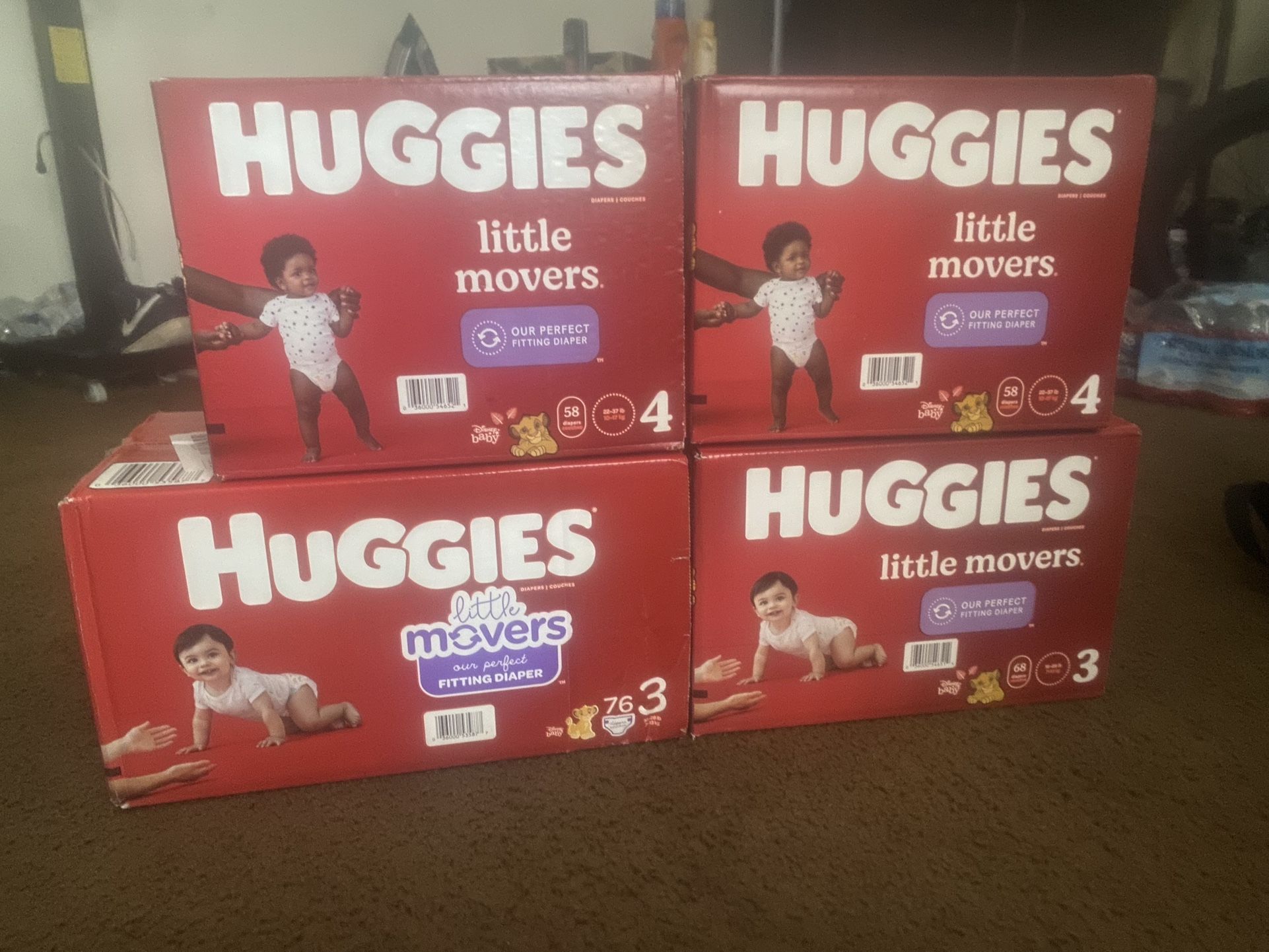 Huggies Little Movers Size 3 And 4