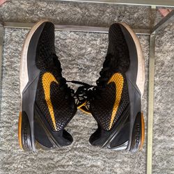 Kobe 6 Del Sol Black Size 9.5