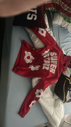 super stars denim hoodie