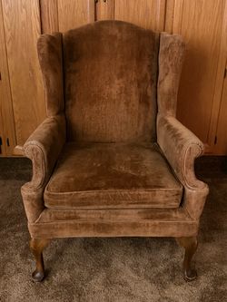 FREE Vintage Brown Wingback Quality Chair