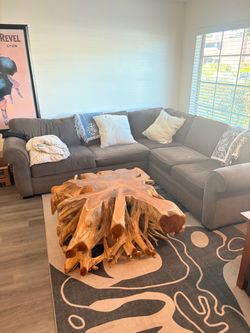 Teak wood coffee table