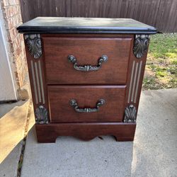 Nice Wood Nightstand 