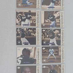 1995 Upper Deck Michael Jordan Birmingham Barons One on One Set of 10 Cards