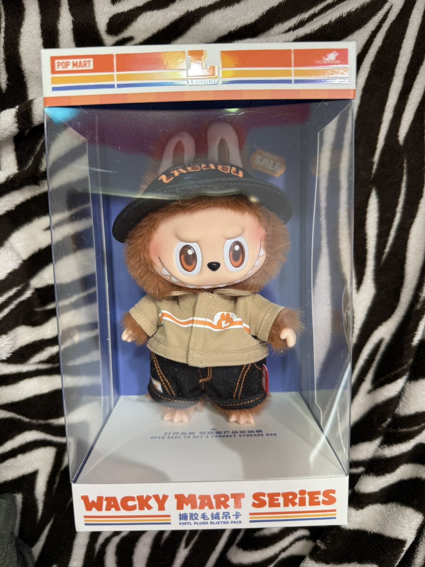 Wacky Mart WACKY MANAGER Labubu Vinyl Plush Pendant