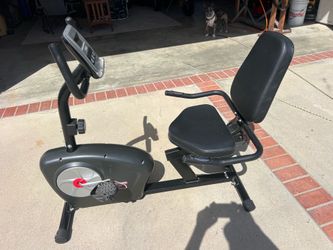 Stationary sitting bike exercise