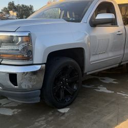 2018 Silverado Or Sierra 22 Inch Gloss Black Rims
