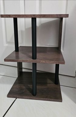 3-tier S-shaped side table/end table. Good Condition $5