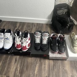 Size 9 Jordan 11s Jordan 6s Jordan 5s Jordan 4s 