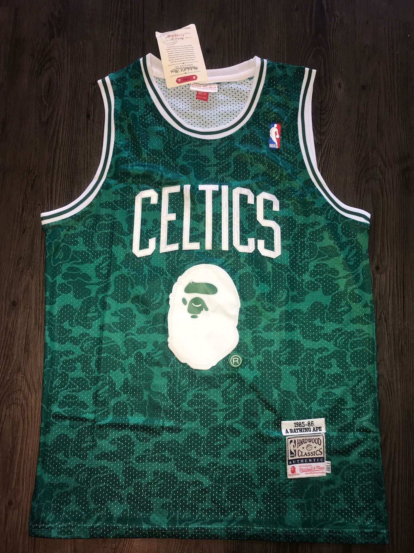Medium, Large Boston Celtics #93 Bape Jersey (1) MCM