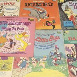 Vintage Disney Vinyl Records Lot  -All for $40-