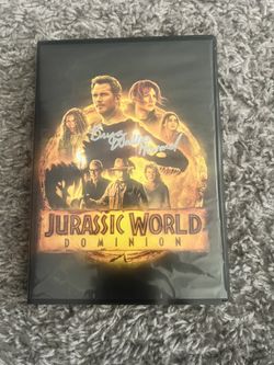 Bryce Dallas Howard Signed Jurassic World Dominion Dvd
