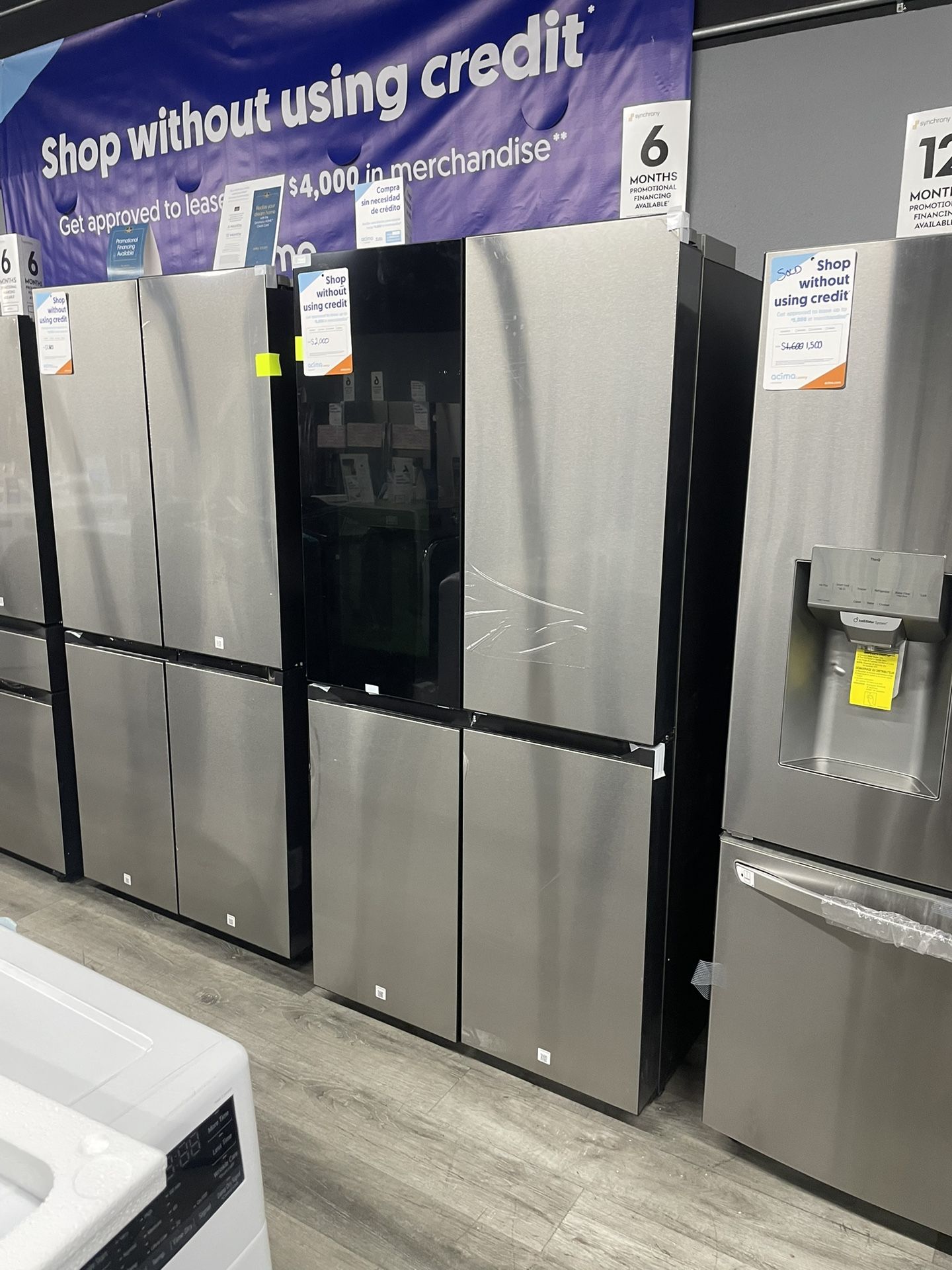 Samsung BESPOKE SEE THROUGH Flex 4 Door Refrigerator 🚨ON SALE🚨