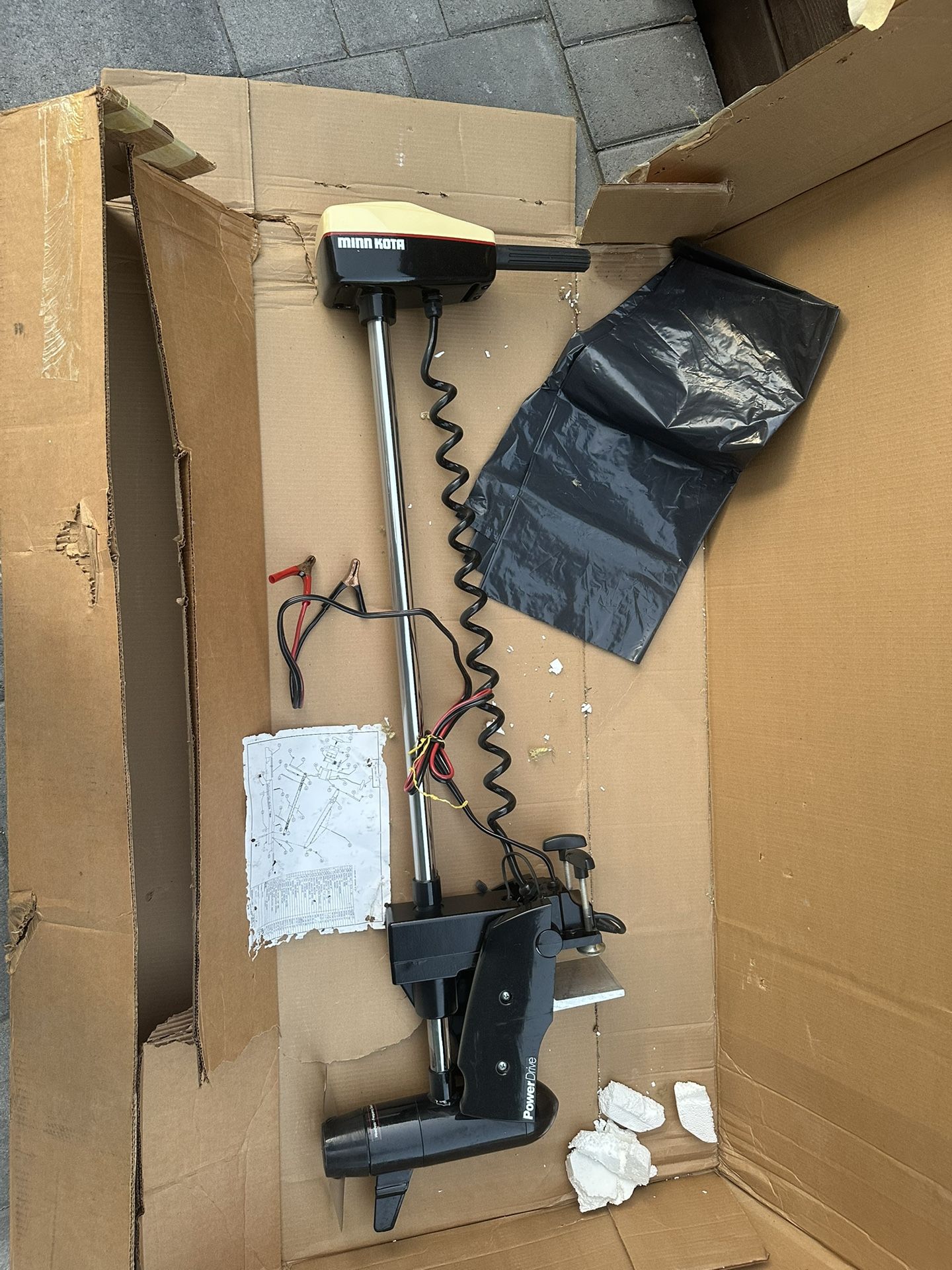 Trolling motor in The Box