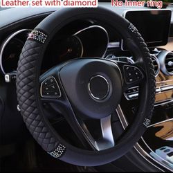 Three-dimensional Leather Embroidered Diamond-encrusted Car Cover