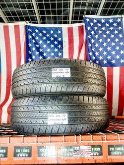 🇺🇸 2 GREAT USED TIRES P225/65R17 DOUGLAS ALL SEASON TOURING 225 65 17