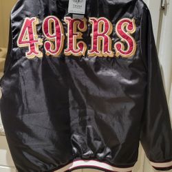 49ers Bomber Jacket XL $120 obo