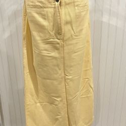 Christopher and Banks Women's Yellow Skorts Size 12