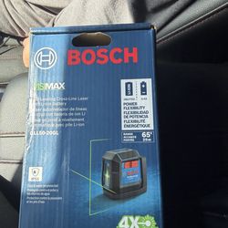New Bosch Self Leveling Cross Line Laser with Li-ion Battery