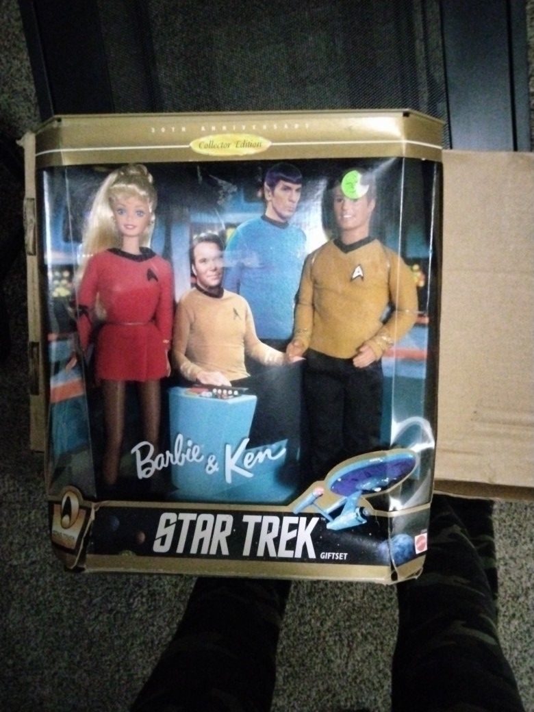 Ken & Barbie Star Trek Dolls