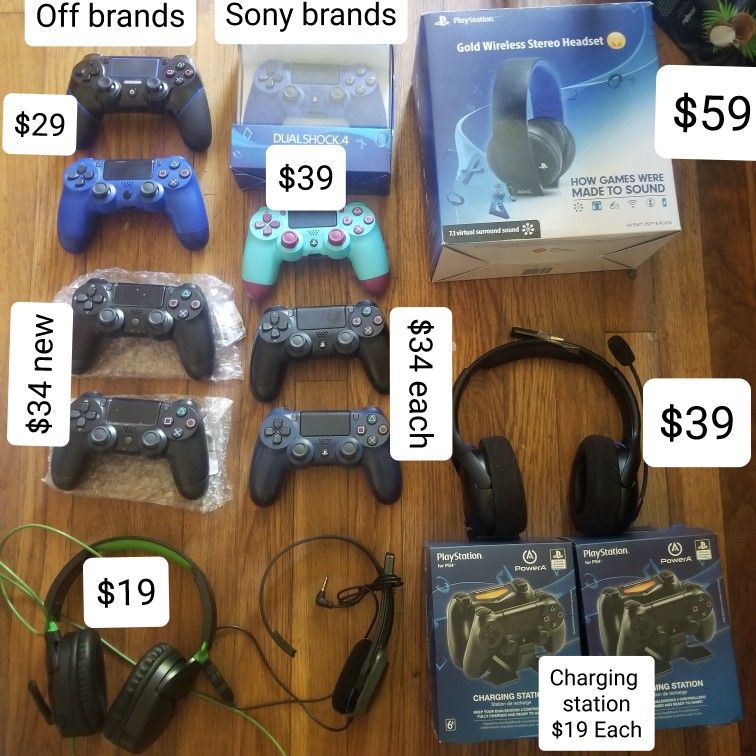 Ps4 Controllers, Games, Headsets. 1 Week Refund.  5 Star Seller. 
